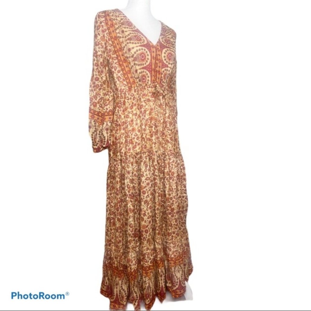 Perfect for Fall! Bohemian Style Gypsy Dress - Picture 6 of 7